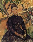 Paul Cezanne Madame Cezanne oil